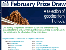 Tablet Screenshot of prizes.homeapplianceguard.co.uk